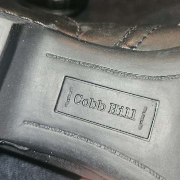 Cobb Hill Sz 7 by New Balance Leather Black and Brown Low Heels - Picture 3 of 12